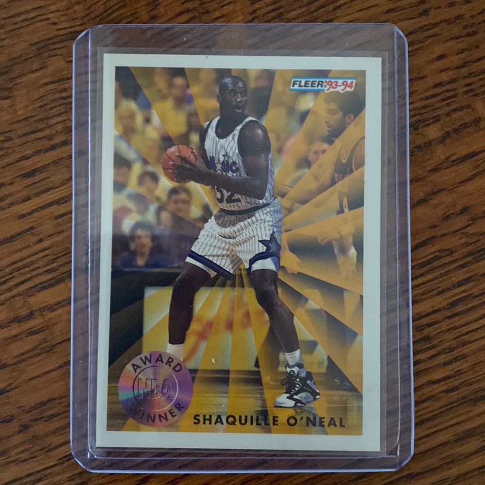 Shaquille O’Neal Fleer 93-94 Award Winner.
